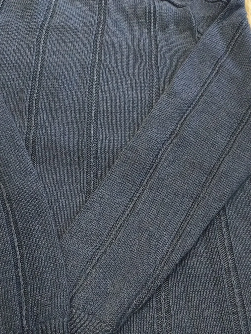 Banana Republic 100% Linen Ribbed Sweater Polo